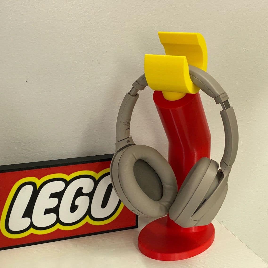 LEGO造型耳機置物架