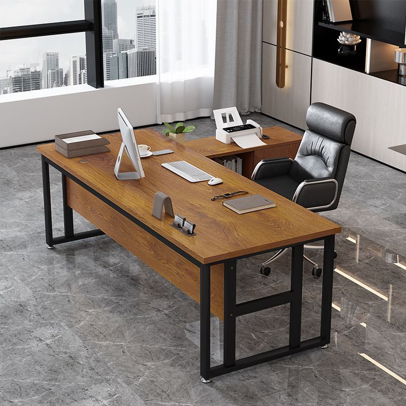 APP下單享點數9% 簡約現代時尚大氣老板辦公桌商用總裁經理單人桌椅組合辦公室家具
