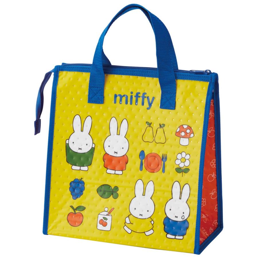 日本 正版 Miffy 米飛兔 米菲兔 不織布 方形 保冷袋 便當袋｜小鶴日貨
