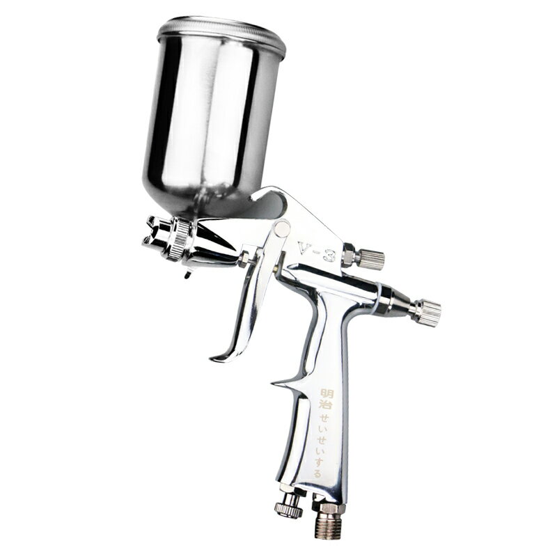 噴漆槍 日本明治K3油漆噴槍V3噴漆槍小口徑描線傢俱修補皮衣上色甲醛噴槍【HZ5195】