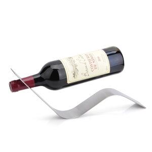 S形不銹鋼波浪紅酒架創意葡萄酒架歐式簡約酒吧家居用品洋酒酒具