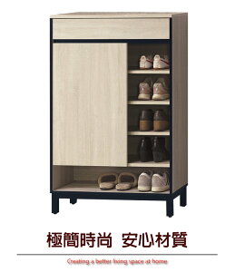 【綠家居】帕米 時尚2.7尺單抽單門鞋櫃/收納櫃