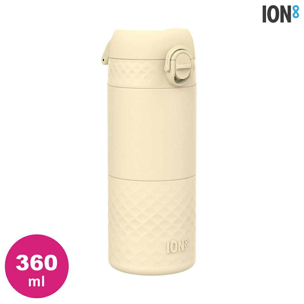 ION8 Mug Insulated Steel 保溫水壺I8HS360 / Tube Rose米黃 (收納扣環) 360ml