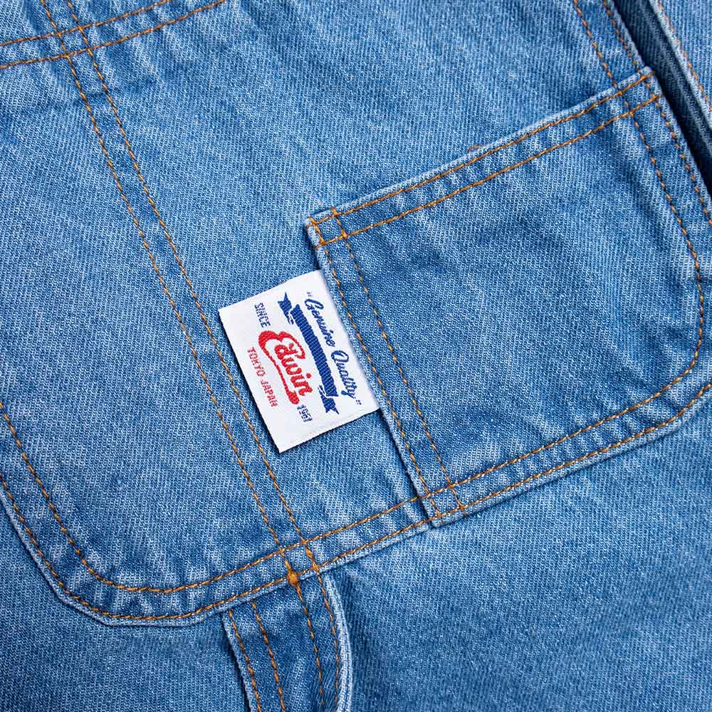 EDWIN 男款 復古牛仔夾克外套 (中古藍) 6