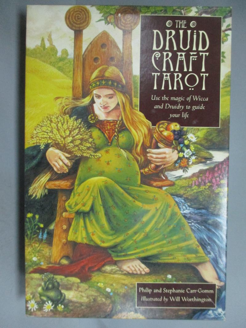 【書寶二手書T1／星相_YJM】The Druidcraft Tarot_Carr-Gomm, Philip_附牌