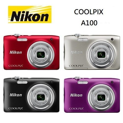 『現貨免運』Nikon coolpix A100 5倍光學變焦隨身機 (國祥公司貨)