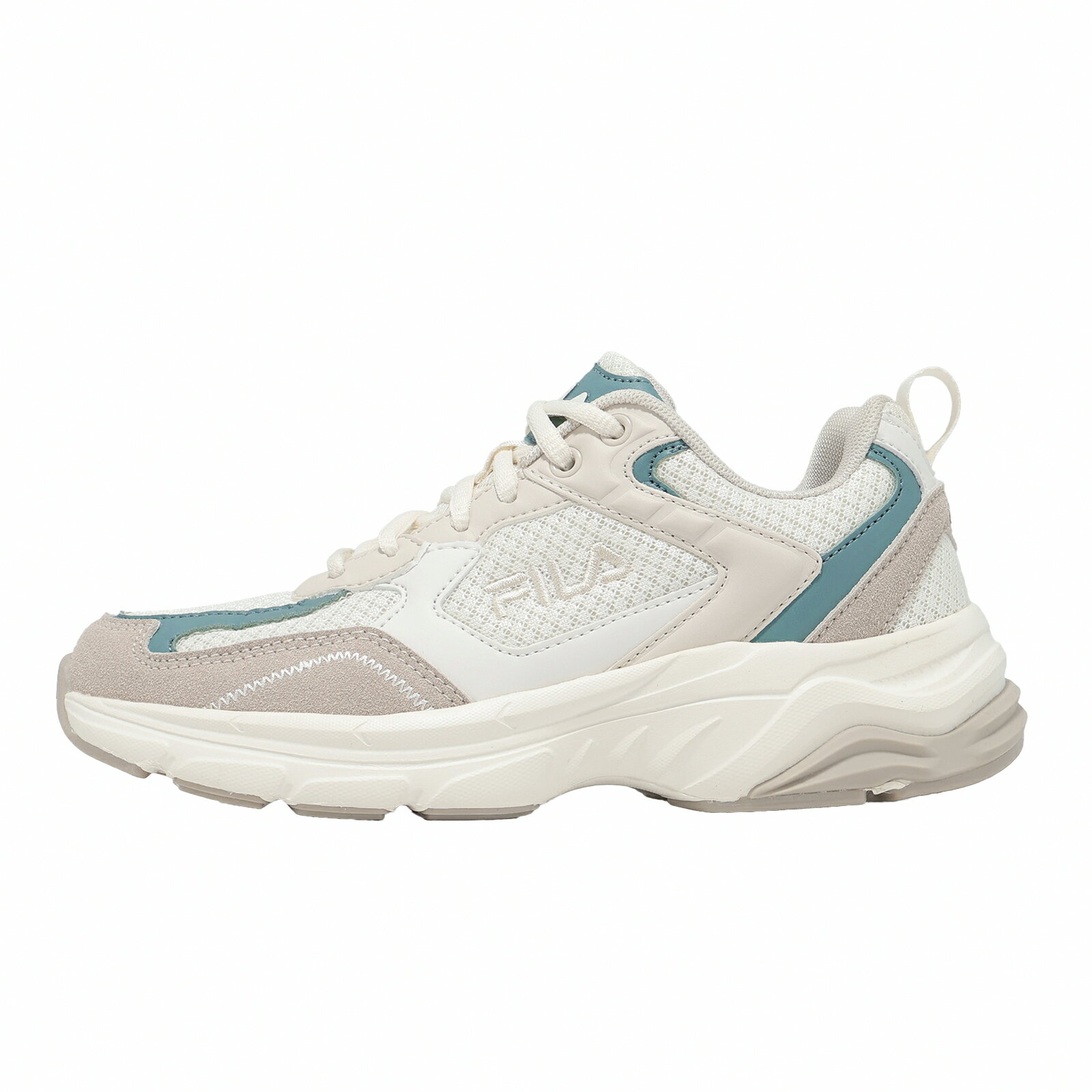 Fila 休閒鞋 J916Z 女鞋 米 拼接 緩衝 運動鞋 5J916Z767