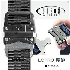 [ BISON ] 30mm LoPro 腰帶 / 皮帶 / 534BLK (L)