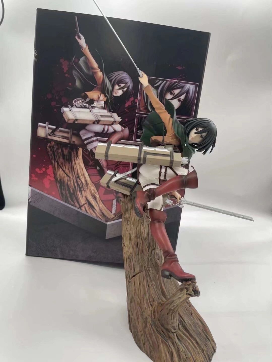 ARTFX 進擊的巨人 樹樁三笠 阿克曼 兵長 雕像 動漫手辦
