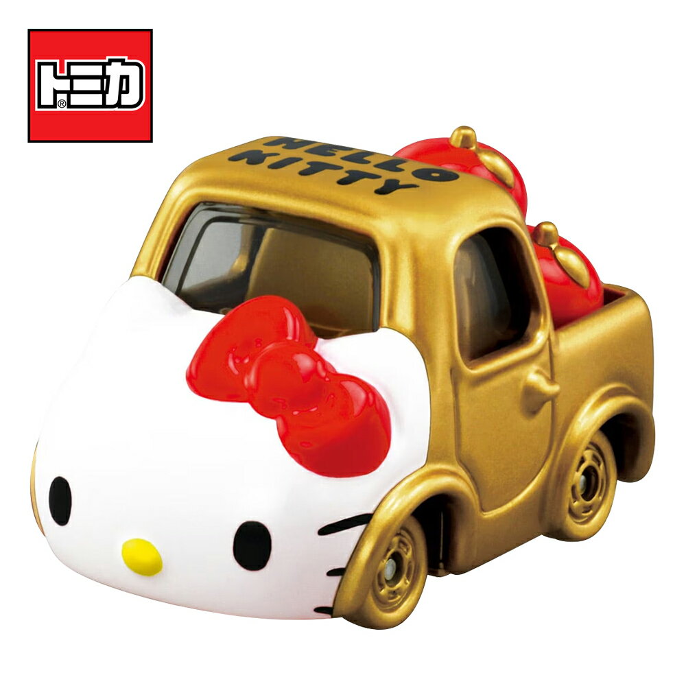 【日本正版】Dream TOMICA SP 凱蒂貓 50週年紀念 金色款 Hello Kitty 多美小汽車 - 934547