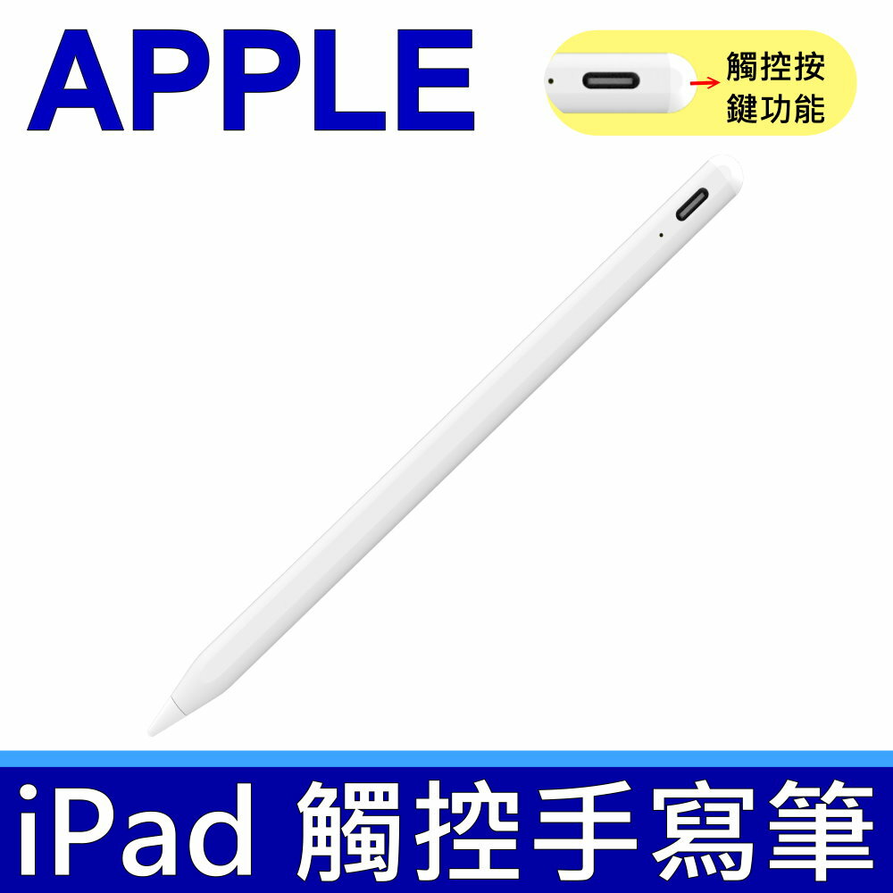 全新品 APPLE Pen 原廠規格 手寫筆 觸控筆 電容筆 繪畫筆 磁力吸附平板手寫筆 支援 2018~2022年 iPad AC10S