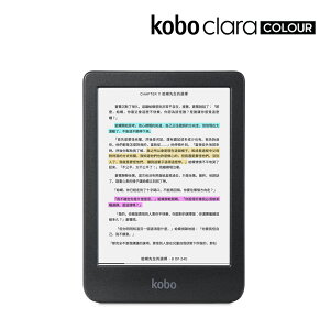 【新機預購】Kobo Clara Colour 6吋彩色電子書閱讀器 | 黑。16GB ✨4/30前購買登錄送$800購書金▶https://forms.gle/ZPx7fqqLW4WASgwZ7