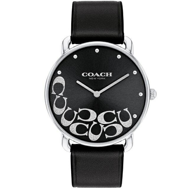 送禮首選★COACH/美麗C字晶鑽帶女錶-36mm14504336 附提袋【全館滿額折價★APP下單點數4倍送】線上購買享_實體門市同步服務