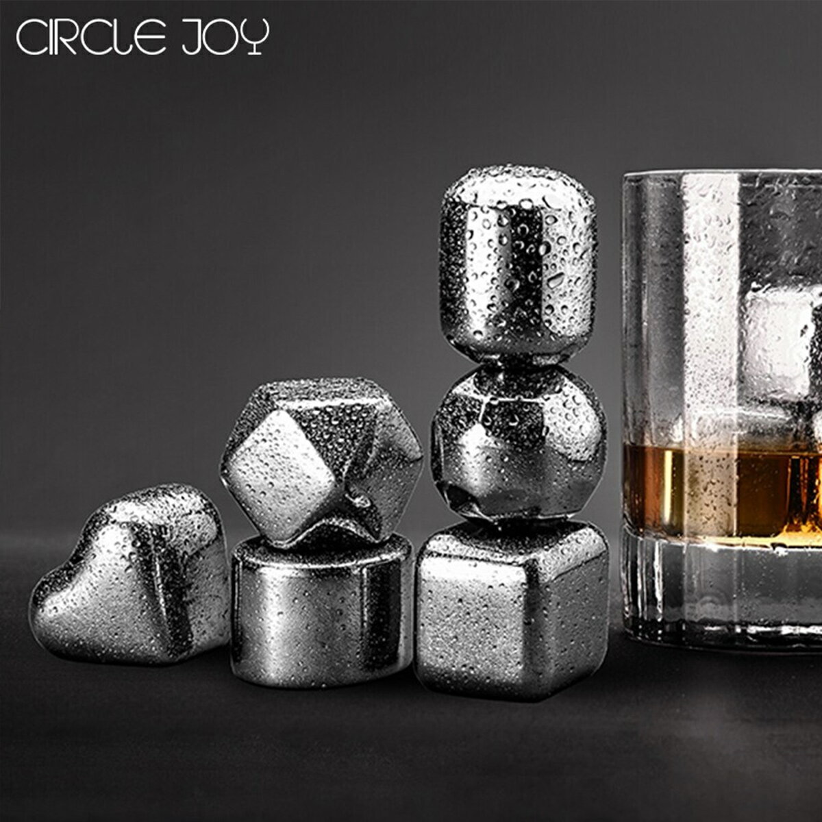 不鏽鋼冰塊 不鏽鋼速凍金屬冰塊冰粒威士忌烈酒洋酒冰酒石【HZ62694】