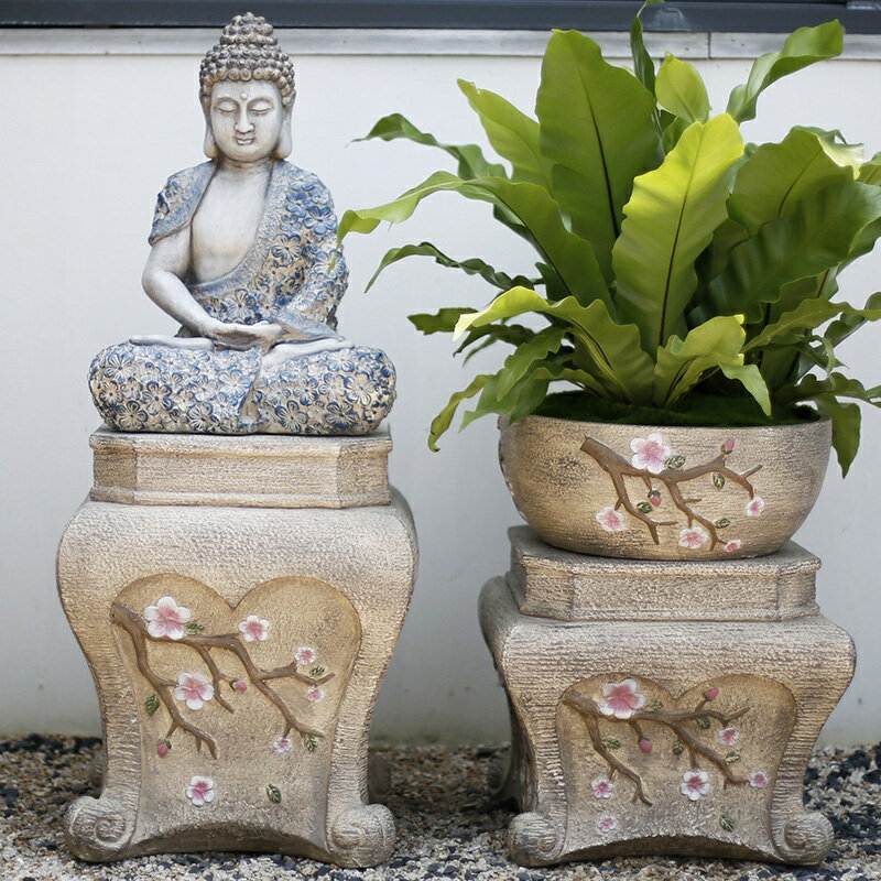 免運/ 可開票 快速出貨 戶外擺件 家庭擺飾 新中式頂樓禪意佛像擺件裝飾庭院陽臺花園露臺佈置景觀別墅擺設
