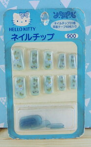【震撼精品百貨】Hello Kitty 凱蒂貓 KITTY DIY組-指甲貼DIY-藍蝴蝶 震撼日式精品百貨