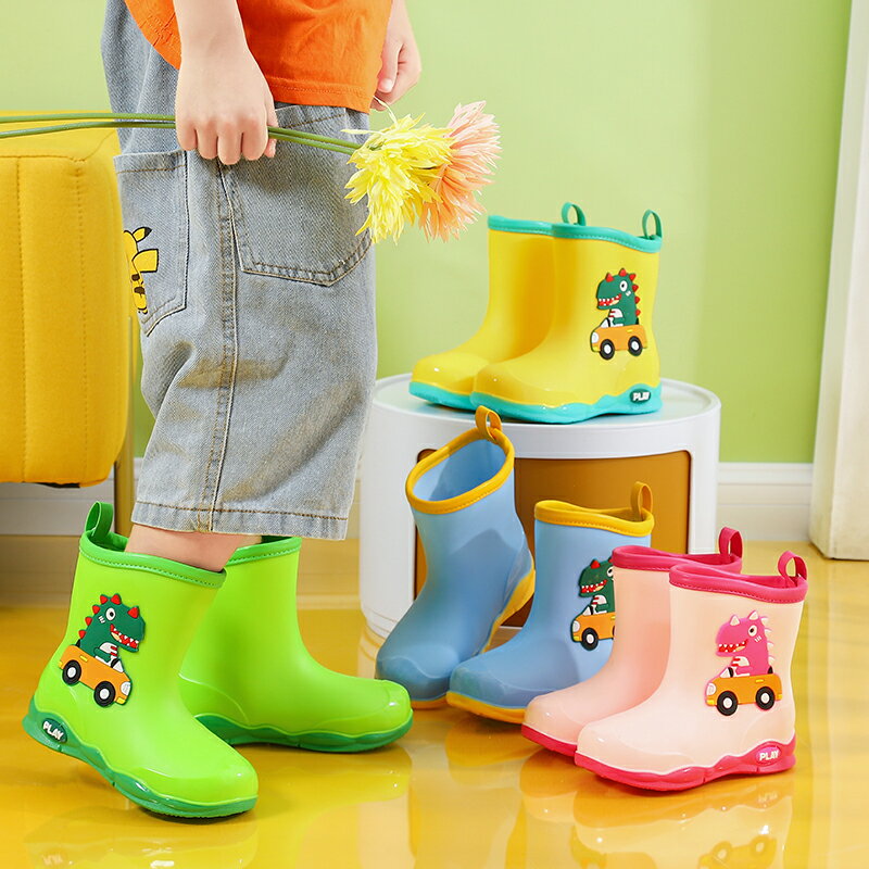 雨鞋 兒童寶寶防滑雨靴 夏季學生下水鞋 防水小孩膠鞋【不二雜貨】