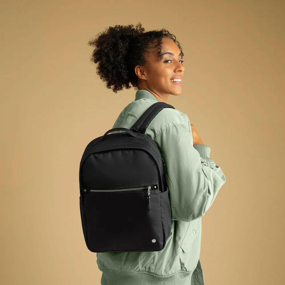 .｜享趣戶外｜ 澳洲《Pacsafe》W 防盜後背包 10L  20463100-黑色