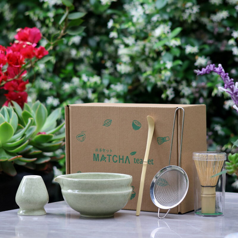 熱銷抹茶綠Japanese Matcha Tea Set 日式陶瓷抹茶碗茶具套裝 0