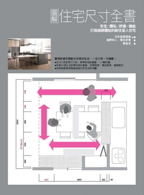 【電子書】圖解住宅尺寸全書：安全×隱私×舒適×機能，打造細緻體貼的耐住宜人住宅