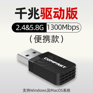 無線網卡 【雙頻650M】5G無線網卡免驅動迷你USB台式機無線網卡千兆網路外置大功率台式電腦wifi接收器發射黑蘋果MacOS【MJ8006】