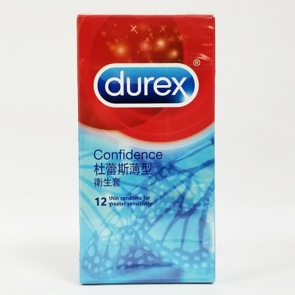 Durex Confidence 杜蕾斯 薄型 衛生套 保險套 12入/盒
