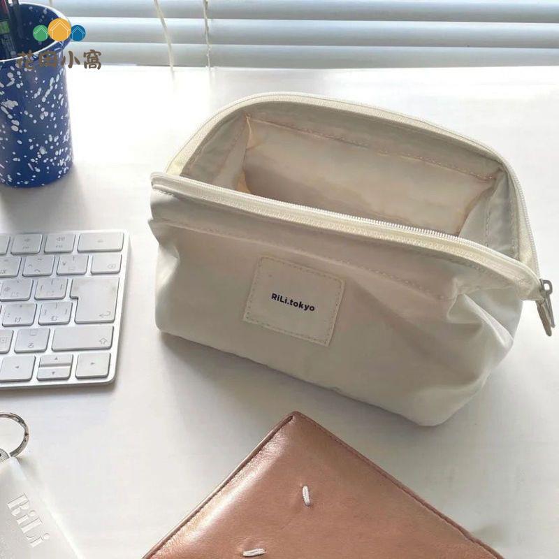 ins高顏值尼龍化妝包 大容量 水乳收納袋便攜女學生筆袋韓版洗漱包 [PP0513021]