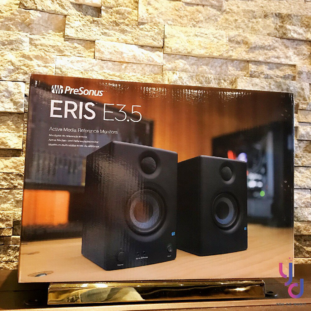 現貨免運費 送專用線材 PRESONUS ERIS E3.5 3.5吋 (一對) 監聽喇叭 家用 編曲 錄音 電競 音響