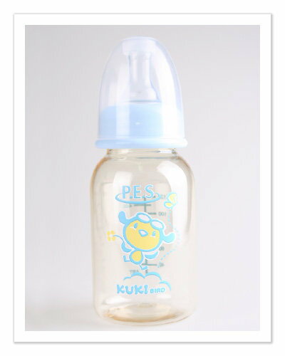 ★ 魔法Baby ★【KUKI 酷奇無毒耐熱PES標準口徑奶瓶(120ml)☆哺育用品☆b70295】