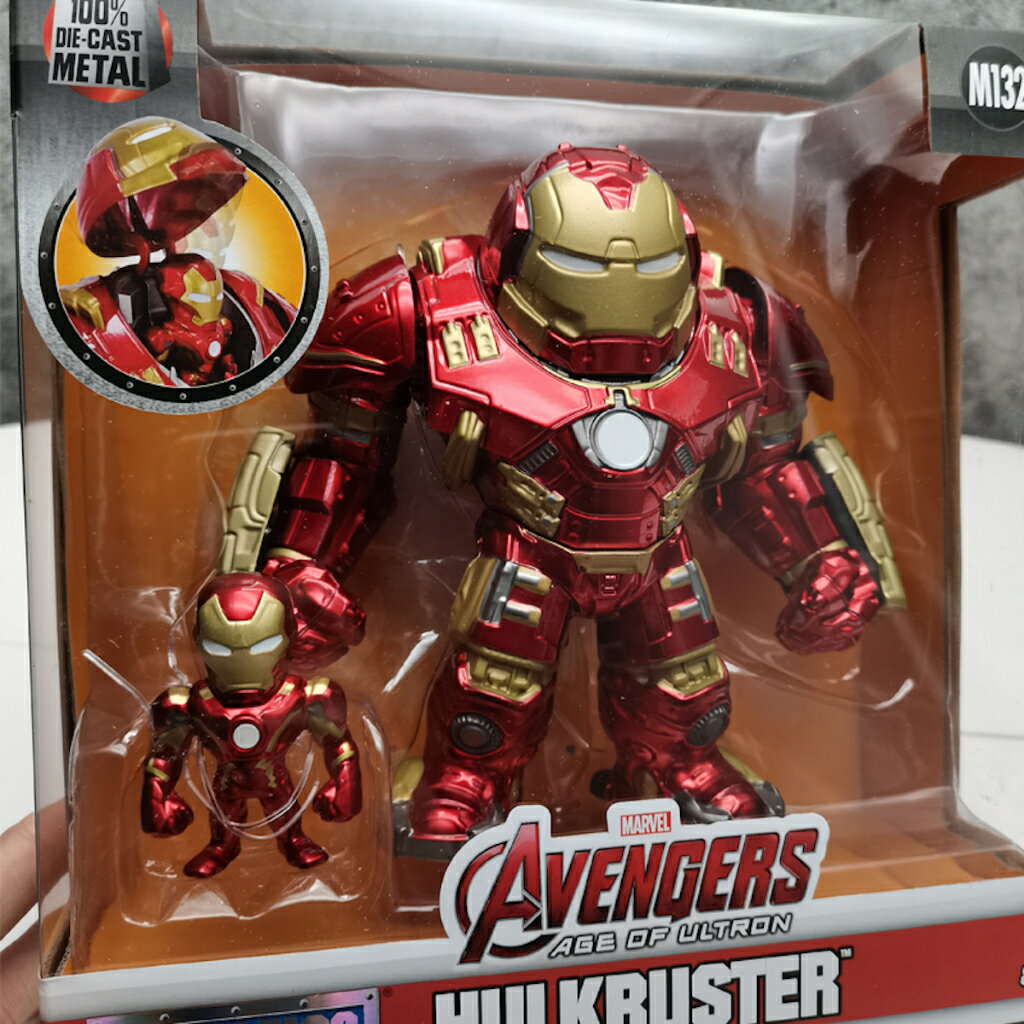 ISONA 16公分Jada Metals合金鋼鐵人公仔 漫威公仔 反浩克裝甲 MK44可動模型公仔 手腳可動 5