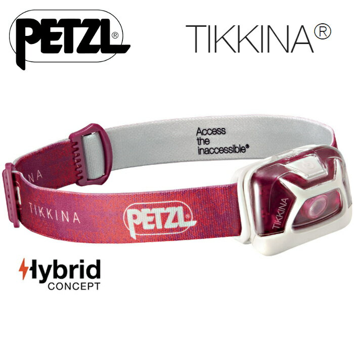 Petzl 頭燈/led頭燈/背包客/健行/登山 TIKKINA 150流明 E91ABD 粉紅