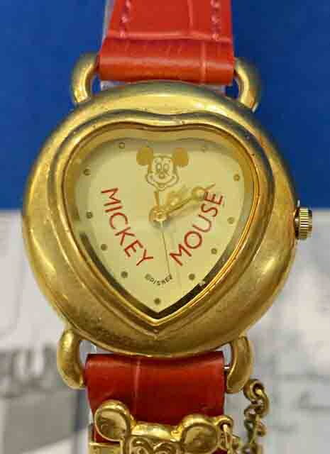 【震撼精品百貨】米奇/米妮 Micky Mouse 迪士尼手錶-心型紅*22000 震撼日式精品百貨