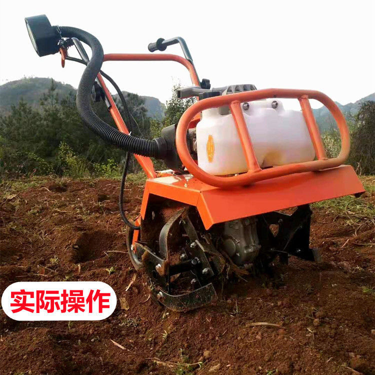 【最低價】【公司貨】新型微耕機農用小型開溝機耕地機翻土神器耕田汽油松土犁地旋耕機 7