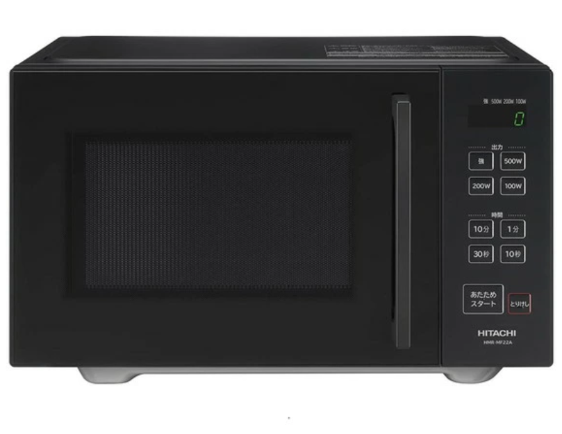 日本 HITACHI 日立 HMR-MF22A 單機能 22L 4段火力 操作簡單 黑色 日本代購