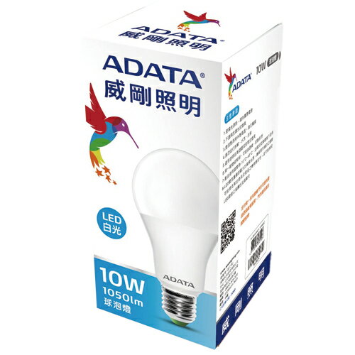 威剛 LED球泡燈-白光(10W)【愛買】