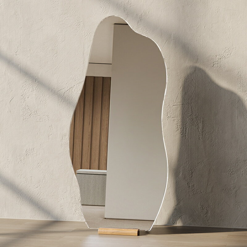 異形鏡子全身穿衣鏡貼墻自粘家用女生臥室云朵鏡試衣鏡落地鏡/全身鏡/試衣鏡/穿衣鏡/落地鏡/掛壁鏡/鏡子