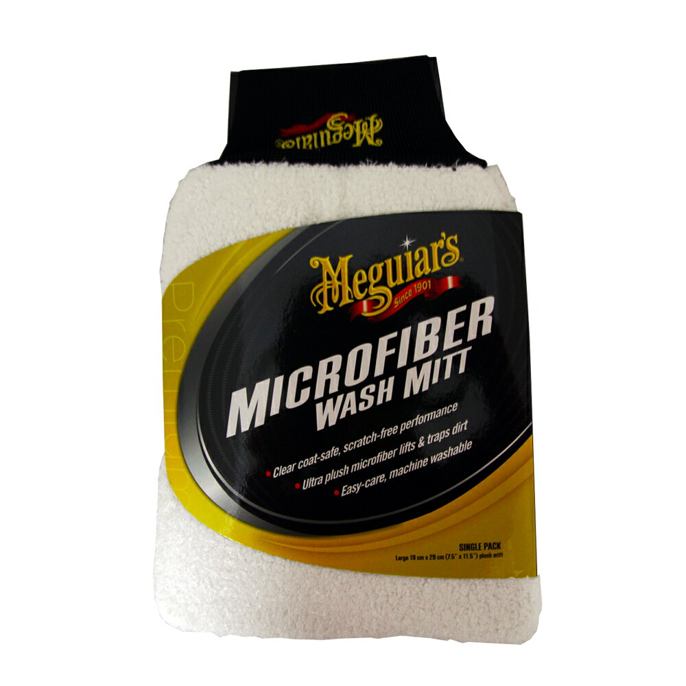 Meguiar's Wash Mitt 美光 微纖維洗車手套 X3002
