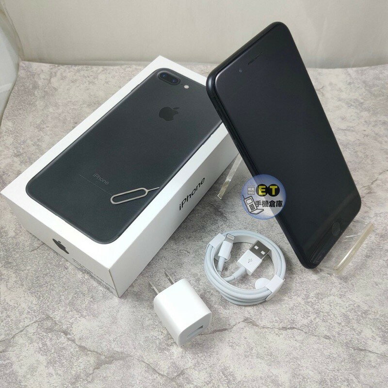 強強滾p-【9成新 Apple iPhone 7 Plus 32G】A1784 霧黑（5.5吋、蘋果、原盒）