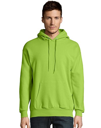 hanes green hoodie