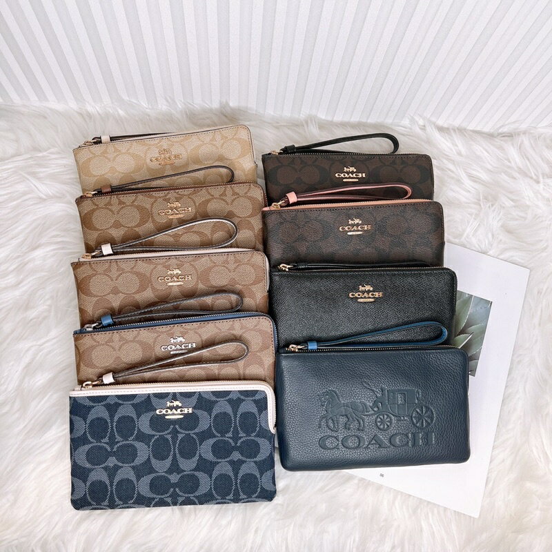 美國代購🇺🇸台灣現貨 Coach 單層大手拿 L型拉鍊大手拿【送禮精選★APP下單點數4倍送】