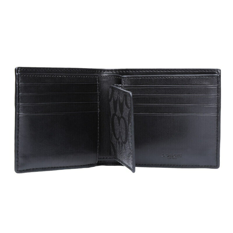 COACH男士C紋PVC短款對折錢包錢夾F74993  (預購)【 購物節優惠 ★ 菲尼斯 國際精品 3折起 】 4