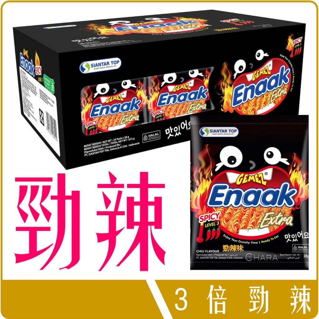《 Chara 微百貨 》 韓國 ENAAK 大雞麵 28g X 24包入 盒裝 勁辣新口味