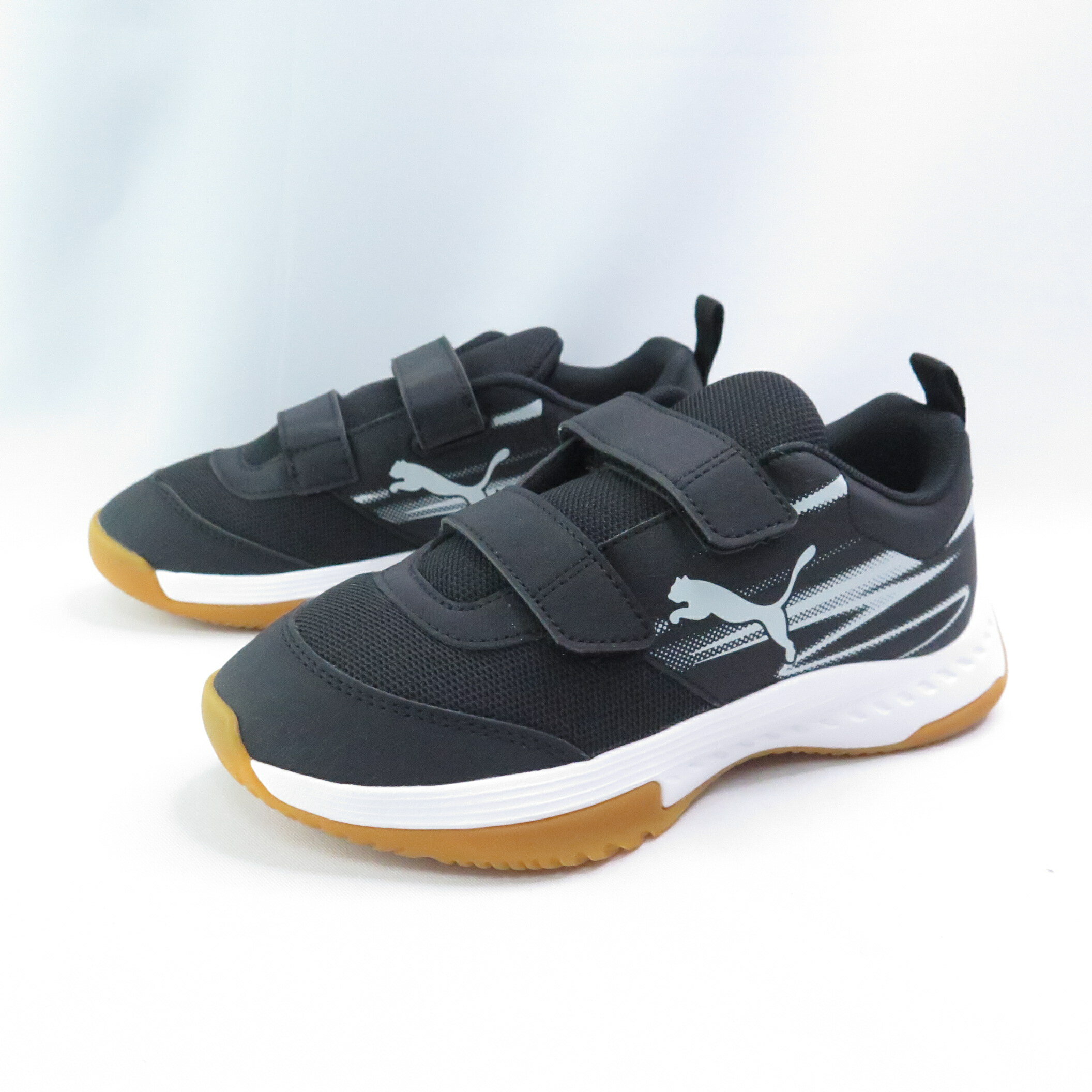 PUMA 10810601 Varion II V Jr 中童 運動鞋 足球鞋 室內多功能鞋 黑【iSport愛運動】