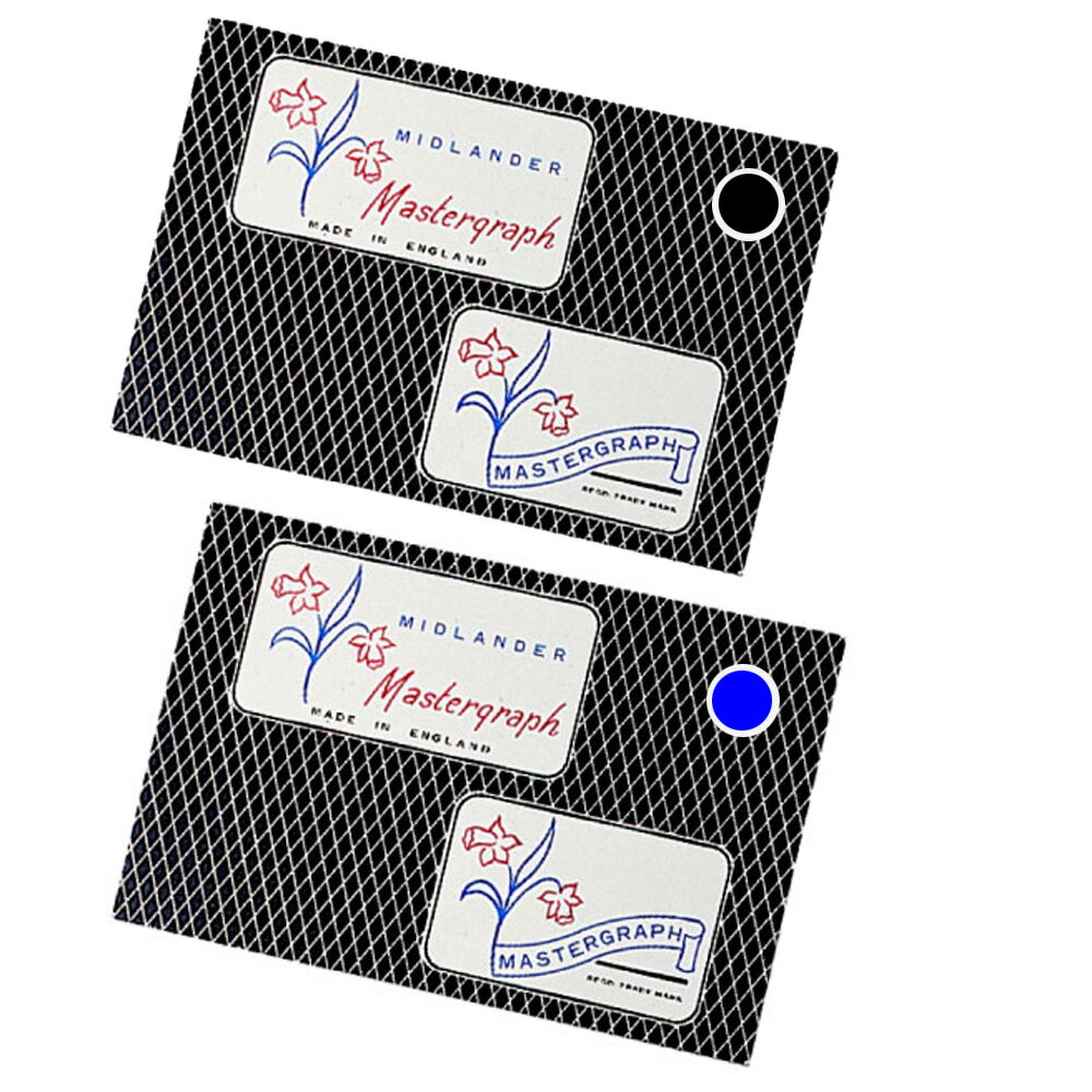 徠福 英國鐘花複寫紙-9"X13" 黑色/藍色 /盒 NO.2267/NO.2269