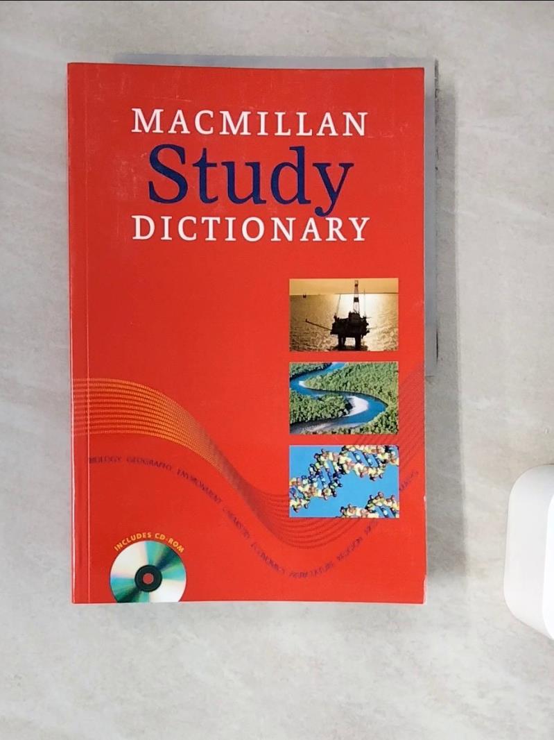 【書寶二手書T1／字典_ZT8】Macmillan Study Dictionary(With CD-ROM)_Macmillan U.K.