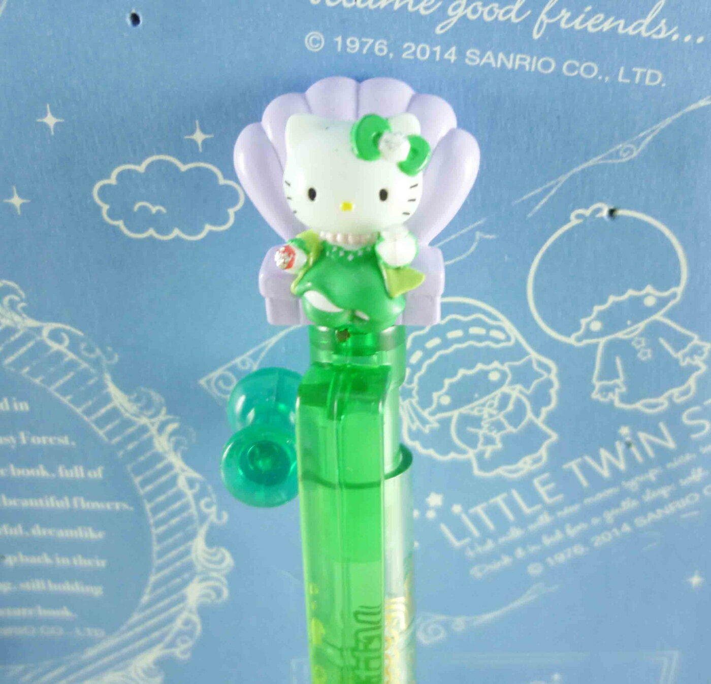 【震撼精品百貨】Hello Kitty 凱蒂貓 KITTY限定版原子筆-綠金星#69248