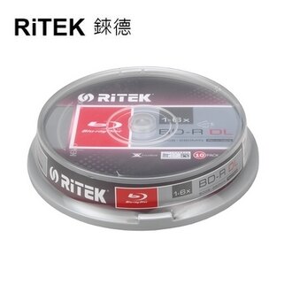 【RiTEK錸德】 6X BD-R DL 桶裝 25GB X版 10片/組