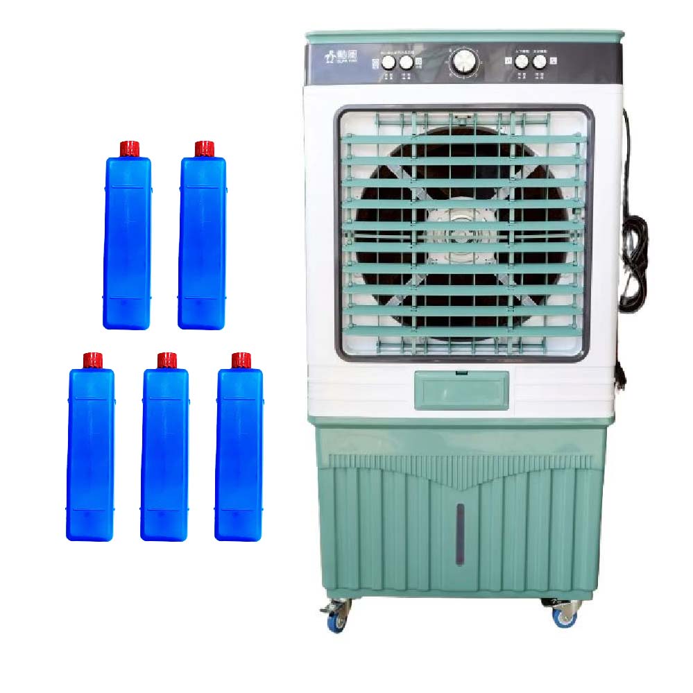 超豪嚴選超省電 勳風 80L 水冷扇 涼風扇 移動式水冷氣 HFA-K8080 超大容量水箱 附原廠冰晶罐 2+贈長條冰晶盒5