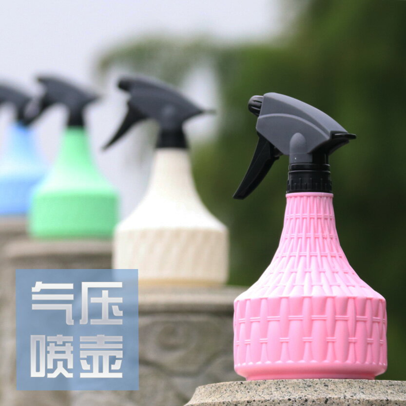 糖果色氣壓式澆花噴壺家用澆水小噴壺園藝手壓式噴水壺多肉噴霧器