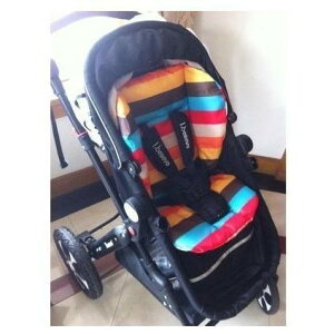 寶貝屋 兒童汽車安全座椅加厚推車棉墊通用型嬰兒童寶寶車傘車棉墊子手推車